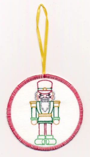 Nutcracker Ornament (Vintage) (In-the-Hoop)