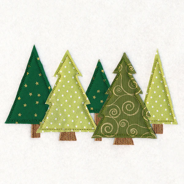 O Christmas Tree Border (Crafty Cut Applique) - Image 4