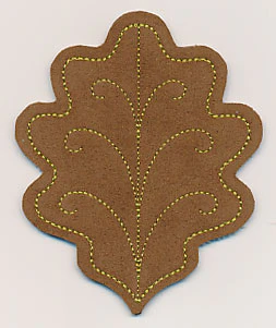 Oak Leaf Coaster (In-the-Hoop) - Image 2