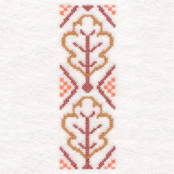 Oak Leaves Border (Cross Stitch) - Image 2