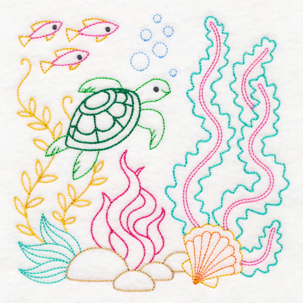 Ocean Adventure Turtle (Vintage) - Image 3