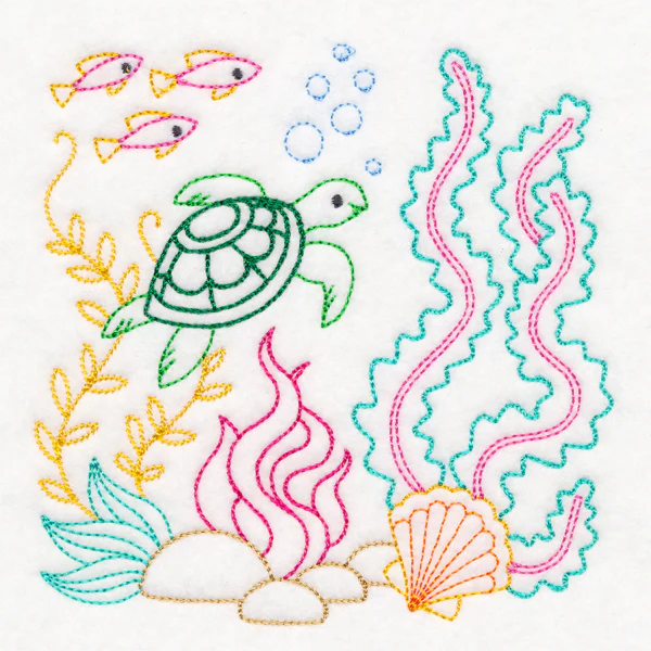 Ocean Adventure Turtle (Vintage) - Image 4
