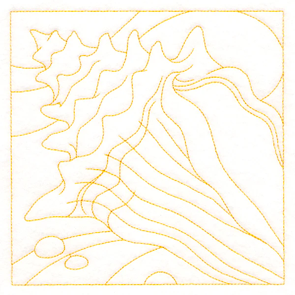 Ocean Treasures Quilting - Conch Shell (Double Run) - Image 3