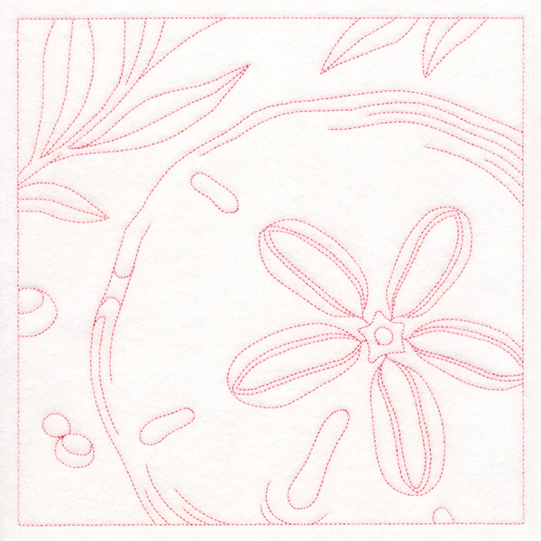 Ocean Treasures Quilting - Sand Dollar (Double Run)