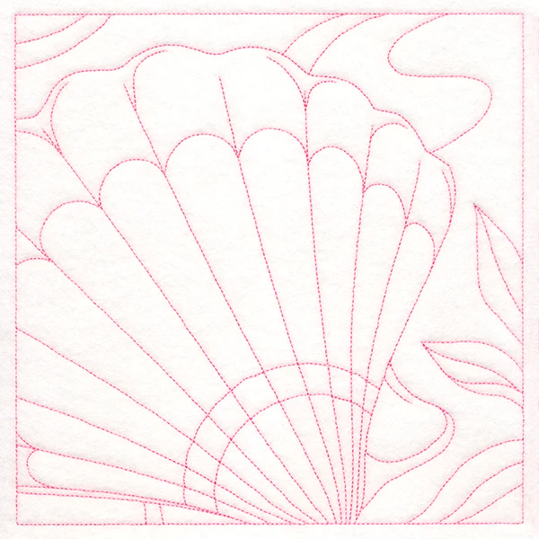 Ocean Treasures Quilting - Scalloped Shell (Double Run)