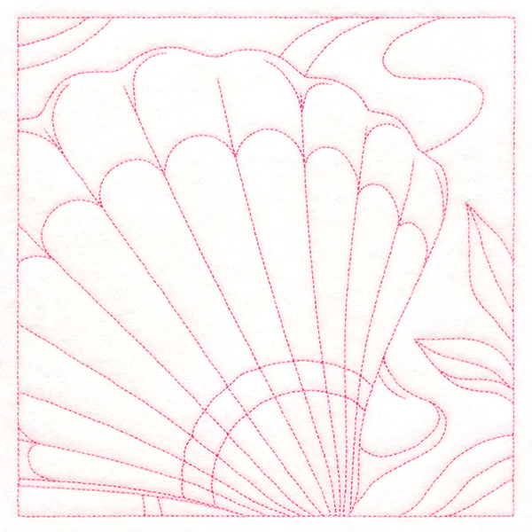 Ocean Treasures Quilting - Scalloped Shell (Double Run) - Image 2