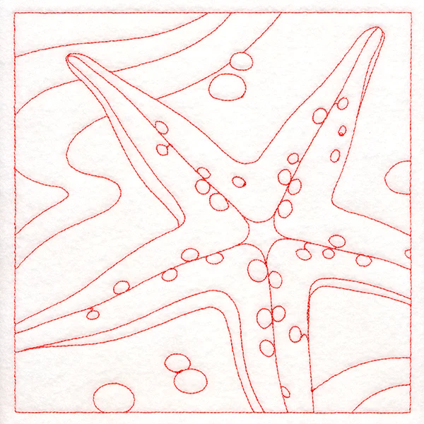 Ocean Treasures Quilting - Starfish (Double Run)