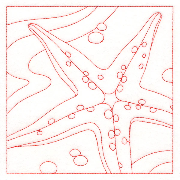 Ocean Treasures Quilting - Starfish (Double Run) - Image 2