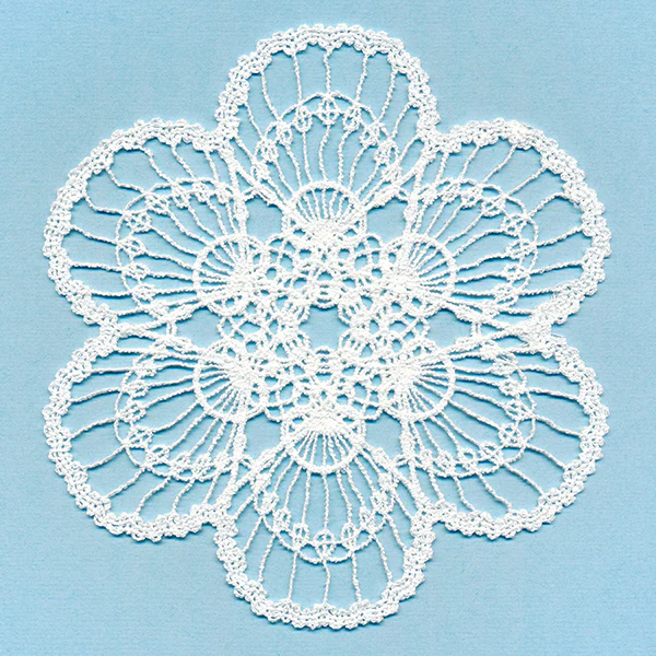 Oceanside Dreams Doily (Battenburg Lace) - Image 3
