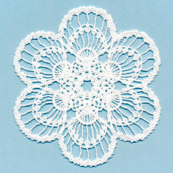 Oceanside Dreams Doily (Battenburg Lace) - Image 4