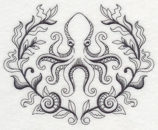 Octopus and Seaweed Laurel - Image 3