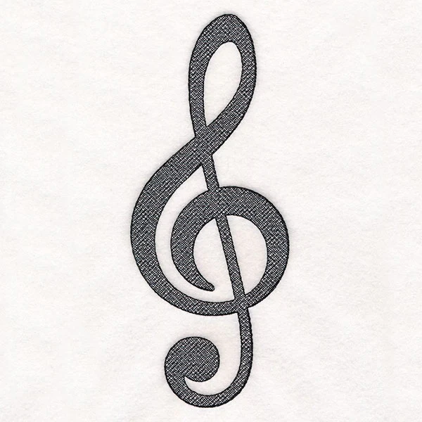 Of Note Treble Clef (Embossed) - Image 10