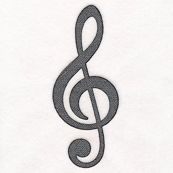 Of Note Treble Clef (Embossed) - Image 5