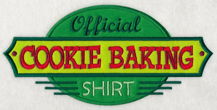 Official Cookie Baking Shirt (Applique) - Image 2