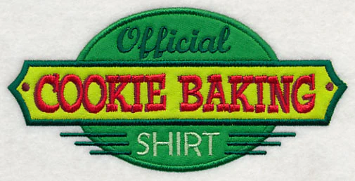 Official Cookie Baking Shirt (Applique) - Image 4