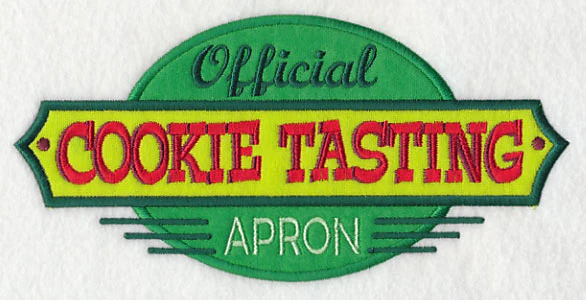 Official Cookie Tasting Apron (Applique) - Image 3