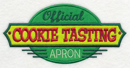 Official Cookie Tasting Apron (Applique) - Image 4