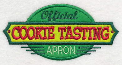Official Cookie Tasting Apron (Applique) - Image 5