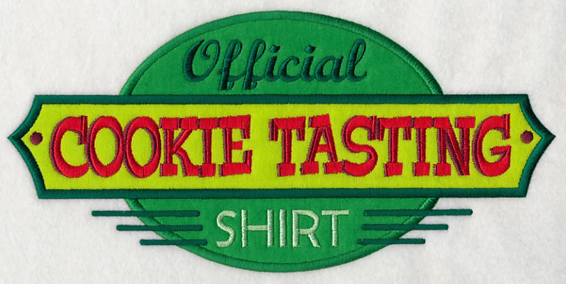 Official Cookie Tasting Shirt (Applique) - Image 6