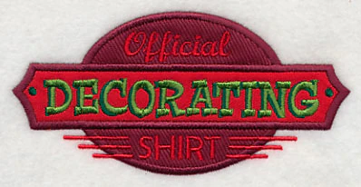 Official Decorating Shirt (Applique) - Image 5