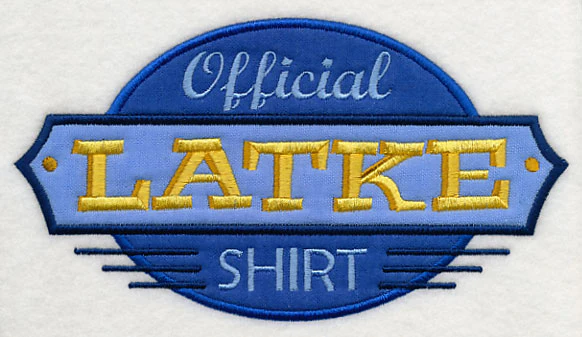 Official Latke Shirt (Applique) - Image 3