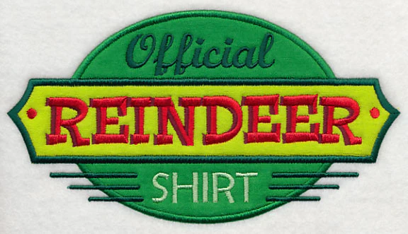 Official Reindeer Shirt (Applique) - Image 3