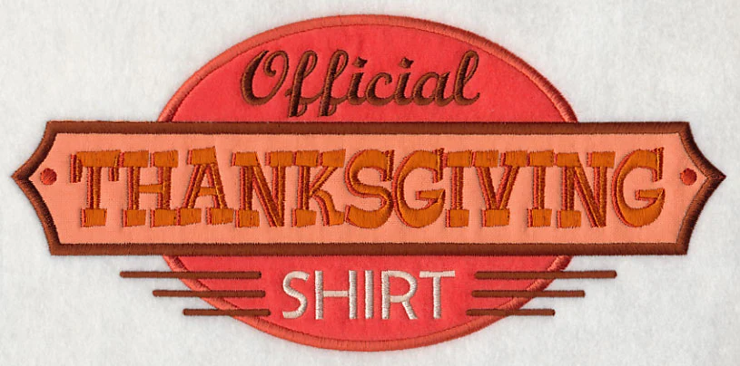 Official Thanksgiving Shirt (Applique) - Image 6