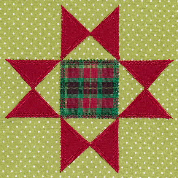 Ohio Star Quilt Block (In-the-Hoop) - Image 2