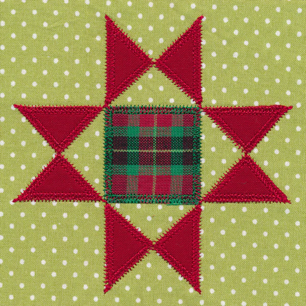Ohio Star Quilt Block (In-the-Hoop) - Image 4