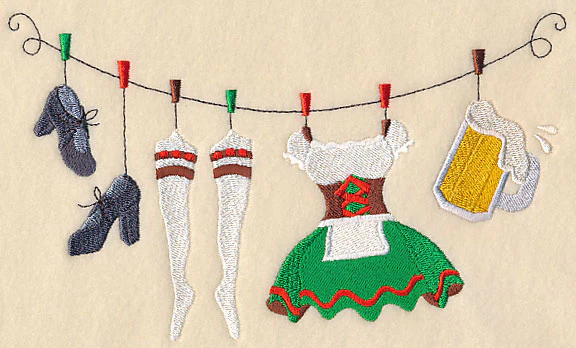 Oktoberfest Barmaid Clothesline - Image 2