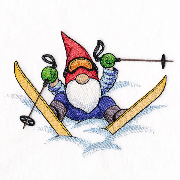 On the Slopes Skiing Gnome - Image 3