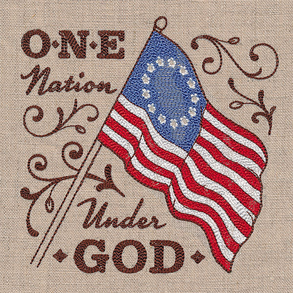 One Nation Under God Colonial Flag - Image 4