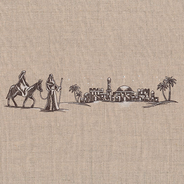 Onward Toward Bethlehem Christmas Etching Border - Image 5