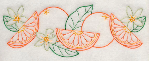 Orange & Blossom Border (Vintage) - Image 3