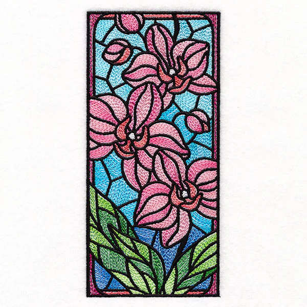 Orchid Stained Glass Panel - Image 10
