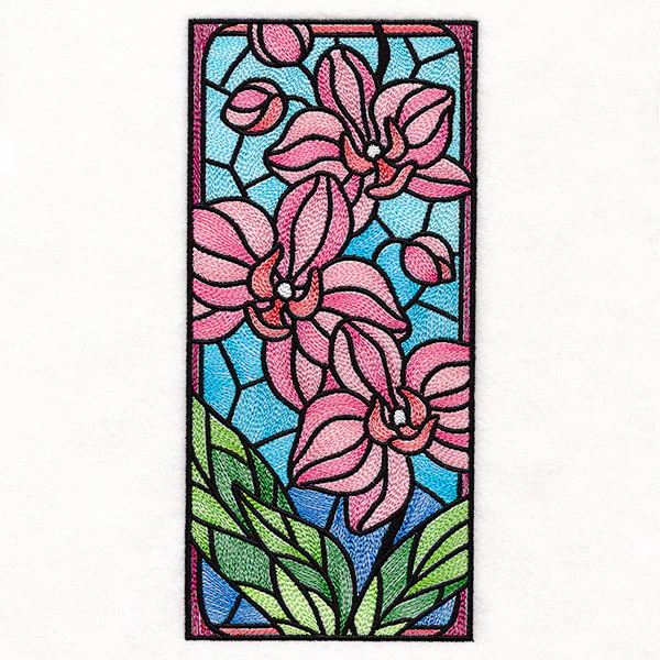 Orchid Stained Glass Panel - Image 13