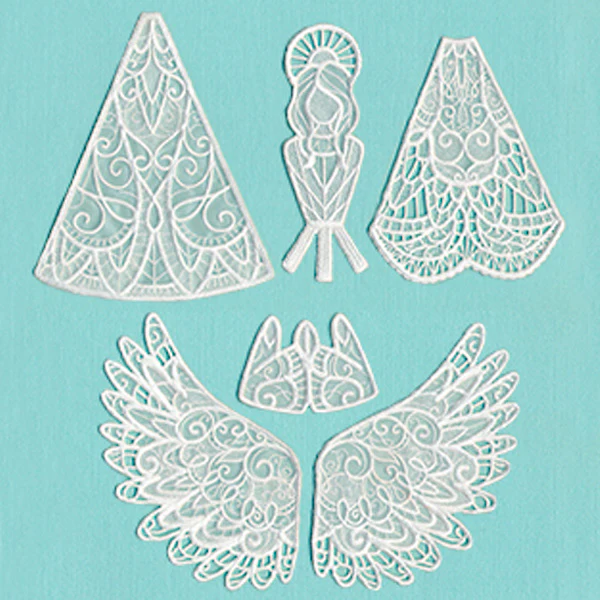 Organza Angel in 3D (Lace) - Image 3