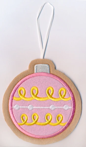 Ornament Cookie Ornament (In-the-Hoop) - Image 3