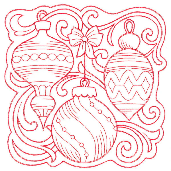 Ornaments of Christmas Square