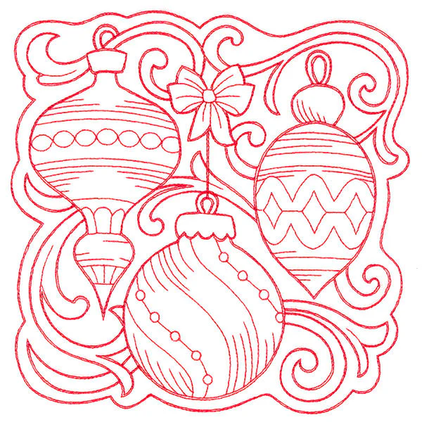 Ornaments of Christmas Square - Image 2