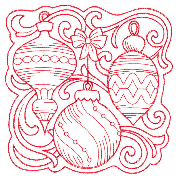 Ornaments of Christmas Square - Image 3