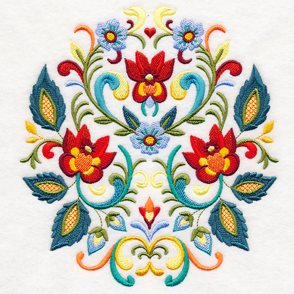 Ornate Rosemaling Crest - Image 2