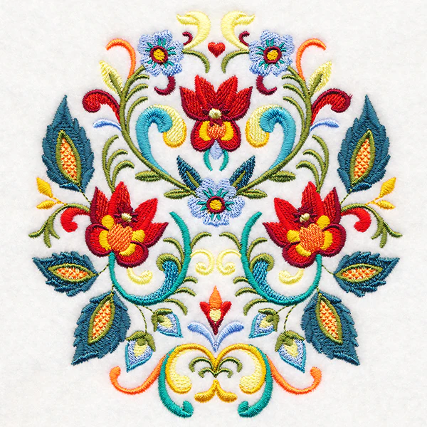 Ornate Rosemaling Crest - Image 3