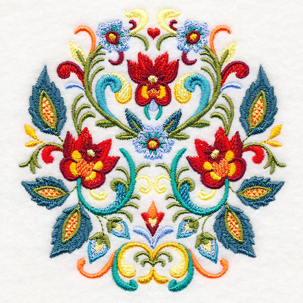 Ornate Rosemaling Crest - Image 4