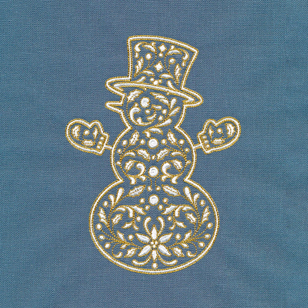 Ornate Snowman - Image 4