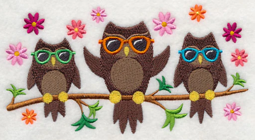 Owl Trio - Summer - Image 3