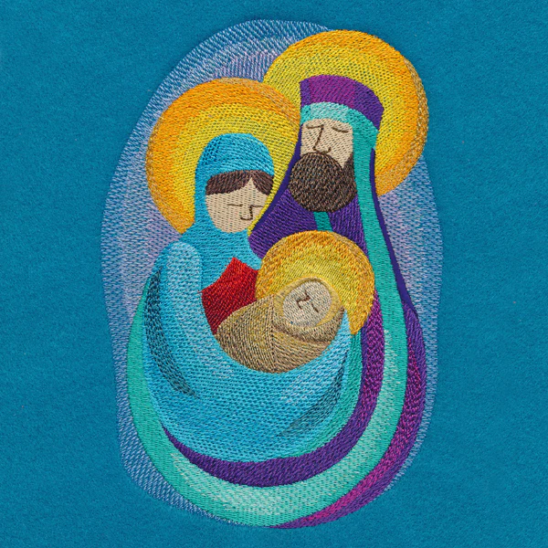 Painted Holy Family - Image 2