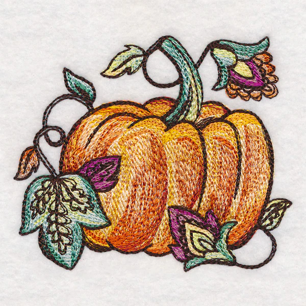 Painted Jacobean Pumpkin - Image 4