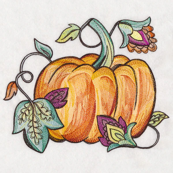Painted Jacobean Pumpkin - Image 5