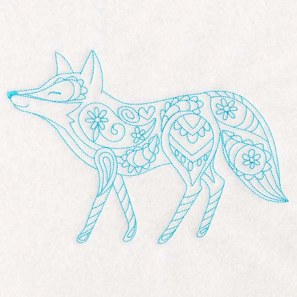 Paisley Animals - Fox - Image 2